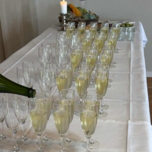 Bobler (Mouserende vin ved ankomst)